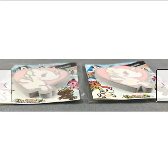 2 Pkg Tokidoki Unicorno Sticky Notes Unused - Picture 4 of 4